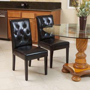   Design Black Leather Dining Room Chairs (Sets of 2, 4, 6, 8, 10, 12