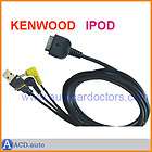 New iPOD iPhone TO KENWOOD EXCEL DNX 9980HD CABLE KCA IP302 free 