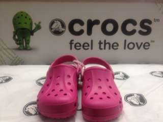Crocs Baya Kids/Junior (Fuchsia) Sizes 6 7 8 9 10 11 12 13  