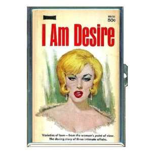  I Am Desire Blonde Pulp Tramp ID Holder, Cigarette Case or 