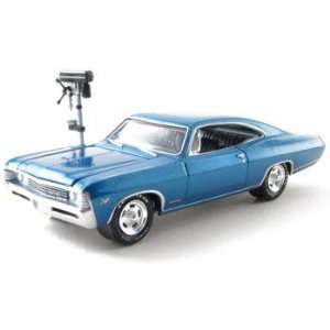  1967 Chevy Impala SS w/accessory 1/64 Blue Toys & Games