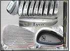 Lynx Black Cat 3 P Stiff Golf Irons & Wilson Lw 64*