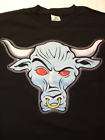 The ROCK Blue Bull WWE T shirt New