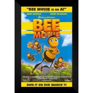  Bee Movie 27x40 FRAMED Movie Poster   Style D   2007
