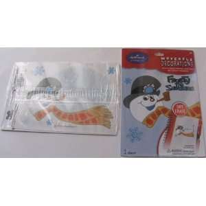   Decal Frosty the Snowman Moveable Decorations Arts, Crafts & Sewing