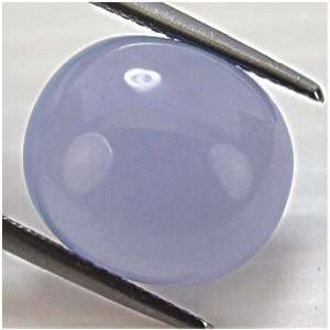  8.48 ct.NATURAL CABOCHON BLUE CHALCEDONY OVAL AFRICA 