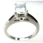 CD2U 0.7 Carats Radiant Diamond 14K White Gold Engagement Ring (WGI 