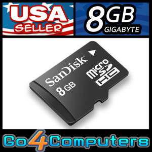 SanDisk 8GB Micro SD SDHC Flash Memory 8 GB New  