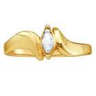  14k yellow gold marquise diamond solitaire engagement ring 0 75 ct
