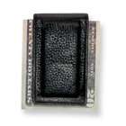 Jewelry Adviser Gifts Black Leather Magnetic Money Clip