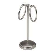 Essential Home Double Ring Guest Towel Stand, Nickel Finish at  
