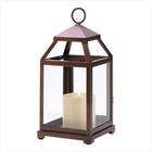 Pinks Bronze Contemporary Candle Lantern