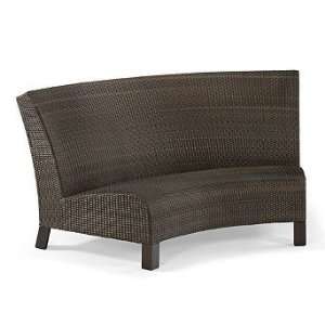  Del Mar Center Curved Outdoor Sofa   Frontgate, Patio 