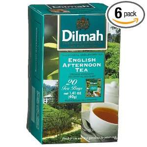 Dilmah Tea, English Afternoon Tea, 20 Count Foil Wrapped Tea Bags 