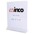 Winware by Winco Table Card Holder, Acrylic, 8 x 11