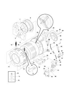 KENMORE Washer Tub Parts  Model 41742052100  PartsDirect