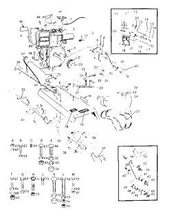 Craftsman 38 inch tiller attachment   Electric 3 point hitch  m 