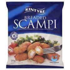 Kintyre Breaded Scampi 235G   Groceries   Tesco Groceries