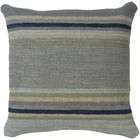 Rizzy Home Set of 2 Throw Pillows with Woven Design in Light Blue Wool