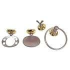   com Moen Madison 4 piece Pewter and Polished Brass Bath Accessory Kit