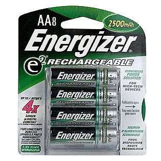 e2 Rechargeable Batteries, AA, 8 batteries  Energizer Tools 