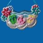 KSA Pack of 12 Beach Family of 3 Flip Flop Christmas Ornaments for 