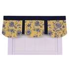 Ellis Curtain Jeanette Imperial Valance Window Curtain in Yellow