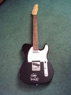 Johnny Winter Signed Autographed Guitar With COA  