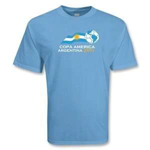 Euro 2012   Copa America Official Logo T Shirt (Sky)  