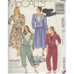  McCalls Sewing Pattern 5528 Womens Dress and Jumpsuit 