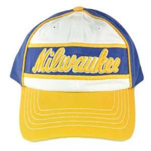   MILWAUKEE BREWERS SNAP BACK GARMENT WASH HAT CAP
