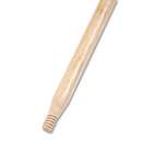   Threaded End Lacquered Hardwood Broom Handle, 1 1/8 Dia. X 60 Long