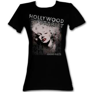 Licensed Marilyn Monroe Hollywood Starlet Junior Shirt S XL  