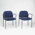   Arm Chairs, Blue, 2/carton (includes 2 Stacking Chairs With Arms