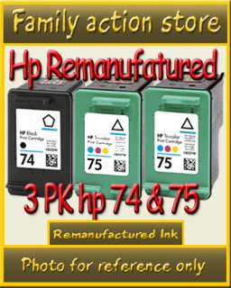 PK Hp 74 Ink CB335WN Blk hp74 CB335W FOR PhotoSmart  