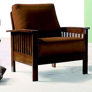 Mission style Oak and Rust Chair  Oxford Creek For the Home Living 