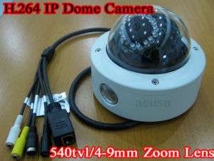 CCTV H.264 IP Network Dome security camera system Audio  