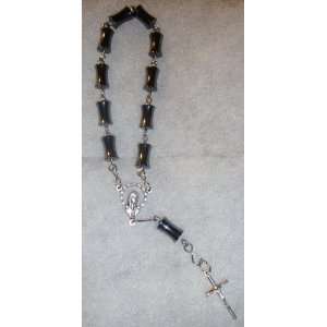  8  Long Pocket Rosary hand folded .035 SS Wire with Ruffe 