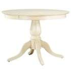 Oxford Creek Round Pedestal Counter Height Table in White