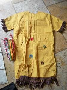 Vtg Handmade American Indian Dress Costume Lot Child  