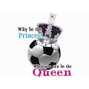   Soccer Queen Soccer Tshirt Gifts AXXL WHITE AXXL Sports 