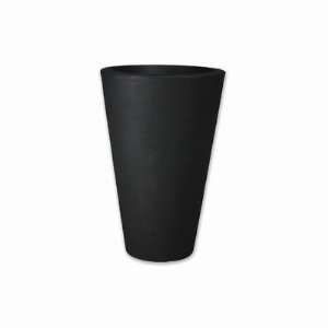  Carina Tall Round Planter Color Anthracite Patio, Lawn 