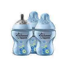 Tommee Tippee Closer to Nature Decorated Bottle   3pk 9oz (Boys 