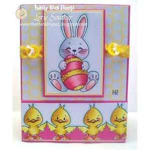  Peachy Keen Clear Stamp Assortment Easter Egg Words and 