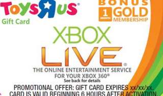 USE YOUR XBOX LIVE® GOLD MEMBERSHIP CARD TO UNLOCK ALL OF YOUR 