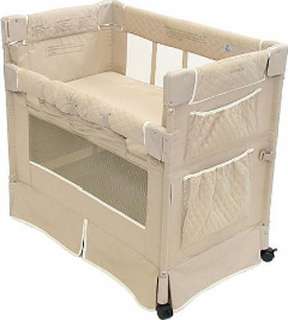 features hush little baby sleep next to your baby in