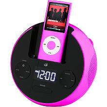 iLive Clock Radio with Dock   Pink for iPod   iLive   
