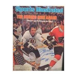Brad Park autographed Sports Illustrated Magazine (Boston Bruins 