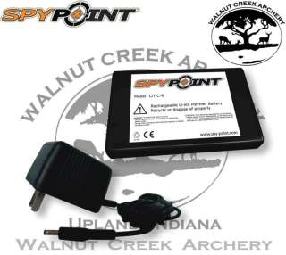 SpyPoint LIT C 8 Rechargeable lithium battery + charger 887157122331 