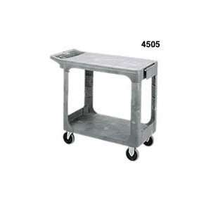   Flat Shelf Utility Cart 400lb max cart (4505GY) Category Utility